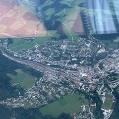 Flugwegposition um 12:21:02: Aufgenommen in der Nähe von Ganz, 8680 Ganz, Österreich in 1420 Meter